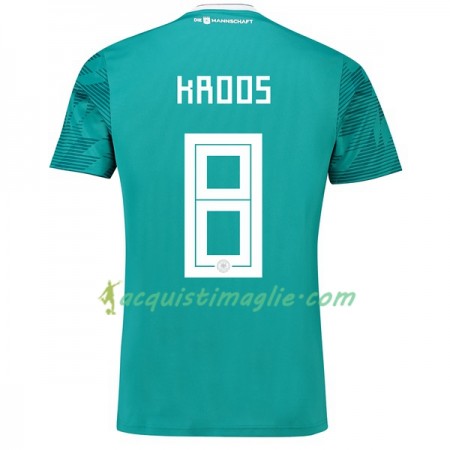 Divisa di Calcio Germania Kroos 8 Trasferta Mondiali 2018